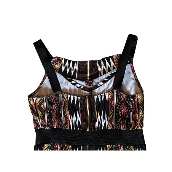 Metaphor Women’s LP Petite Maxi Dress Sleeveless Pullover Rustic Boho - Picture 9 of 11